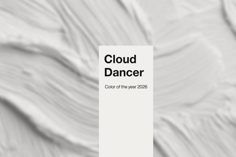 Cloud Dancer: как интегрировать в интерьер цвет 2026 года