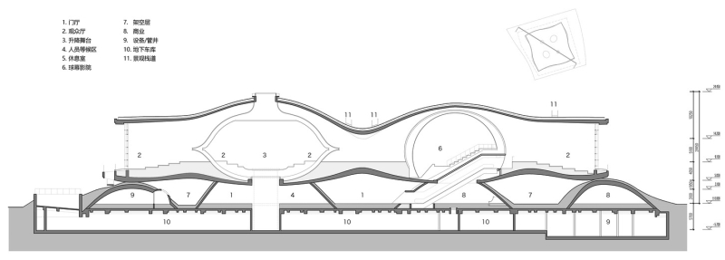 Научный павильон "Волновой куб" в городе Шанхай, Китай