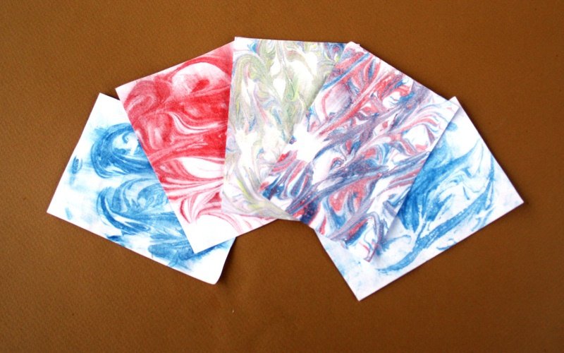 В белой пене»: делаем мраморную бумагу — Дети Mail