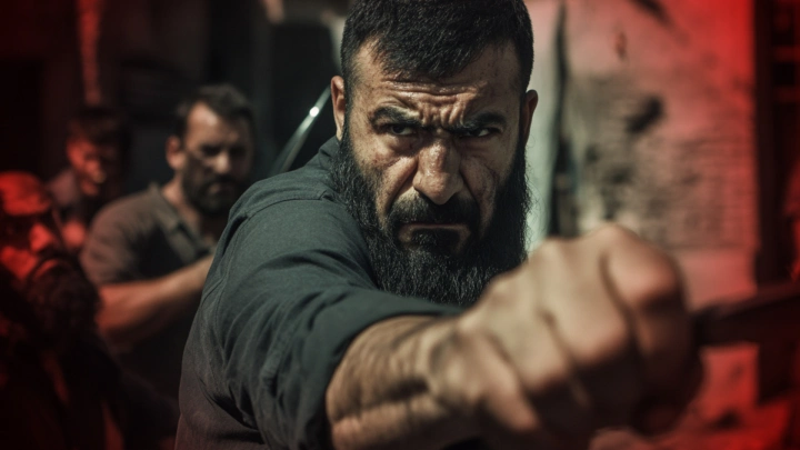 «Я вас резать буду!»: Страшные кадры из продуктового. Бородач получил за всё