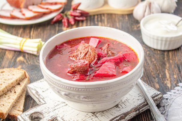 Самый красный борщ — пошаговый рецепт с фото на