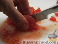 Рецепт: Томатный суп с базиликом на