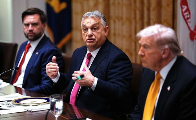 Вице-президент США прилетел лично поддержать на выборах премьера Венгрии