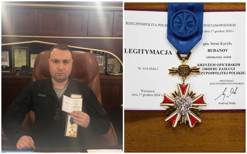 Буданов* отказался от польского креста из-за лишения ордена Зеленского