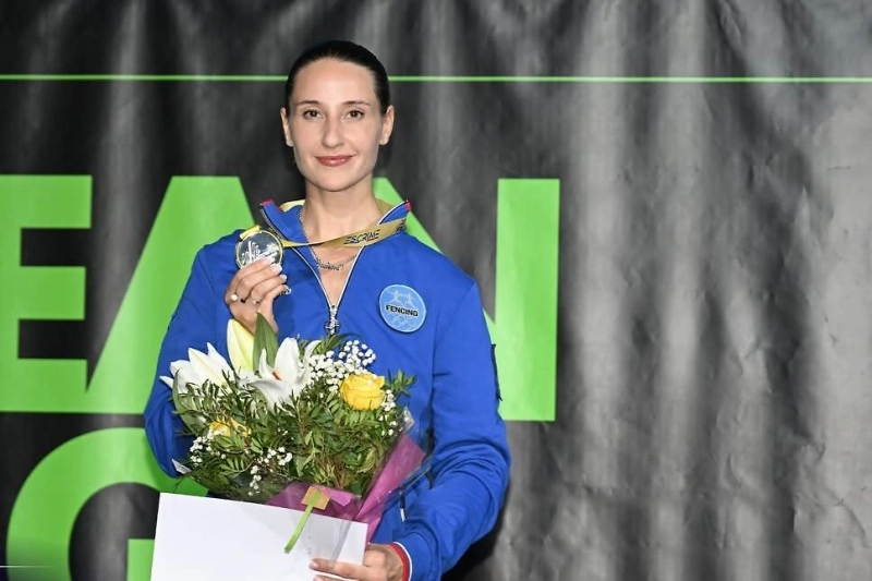 Егорян завоевала серебро на чемпионате Европы по фехтованию
