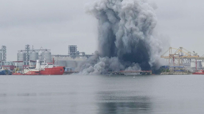Взорвавшийся в румынском порту дрон был не один